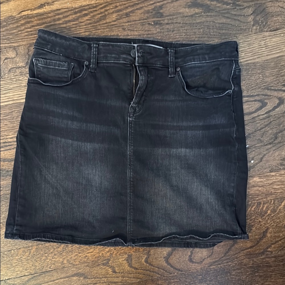 Mavi Black Mini Pencil Skirt for Night Out